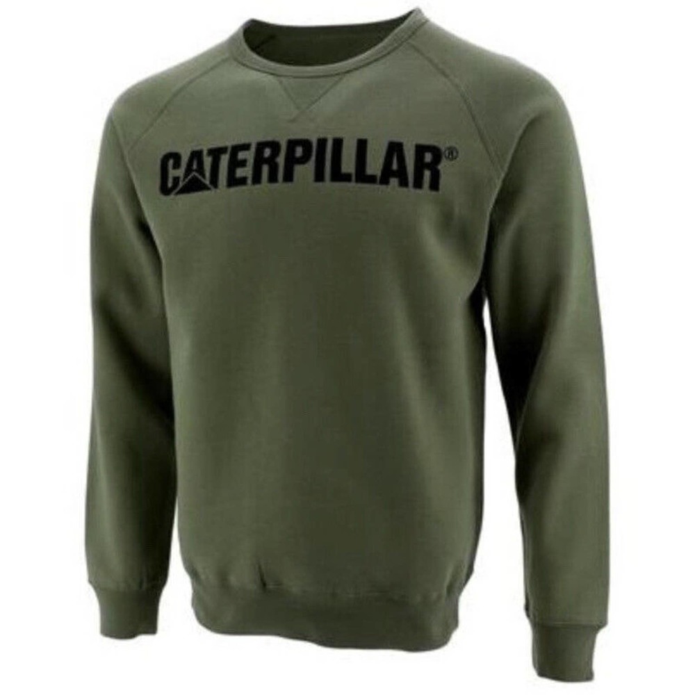 New Caterpillar Mens Sweatshirt Sweater Sz Large CAT Tractor Construction NWT
